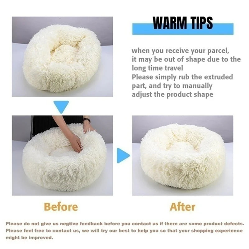 Donut Plush Pet Bed