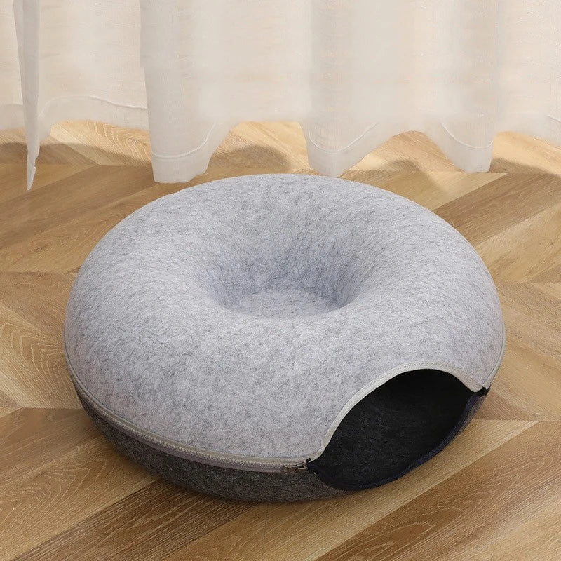 Cozy Cat Donut Bed