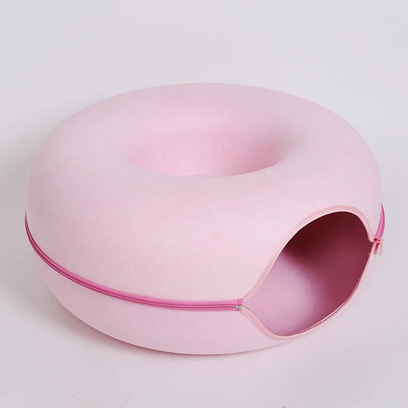 Cozy Cat Donut Bed