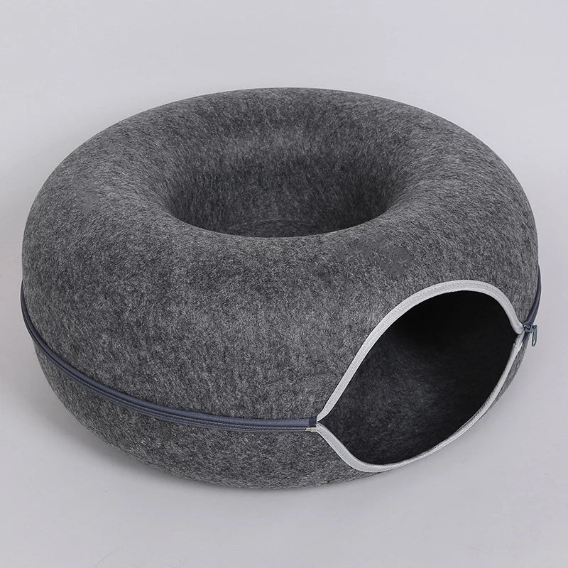 Cozy Cat Donut Bed