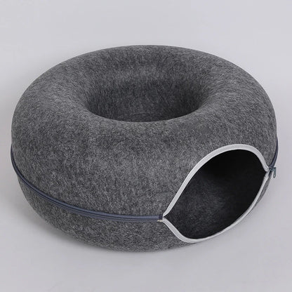 Cozy Cat Donut Bed