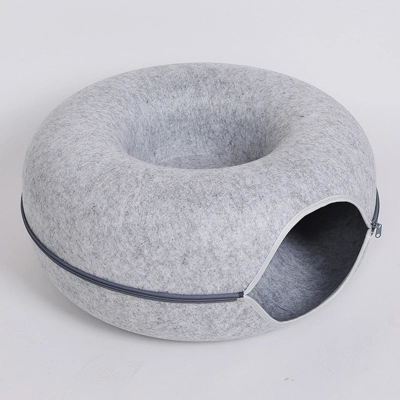 Cozy Cat Donut Bed