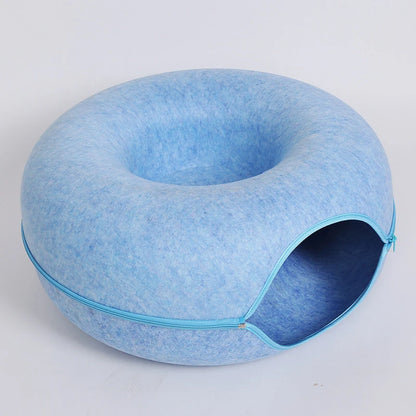 Cozy Cat Donut Bed